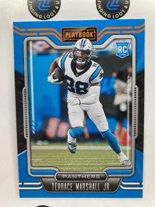 2021 Panini Playbook Orange Terrace Marshall Jr. #120 Carolina Panthers - Bild 1 von 2
