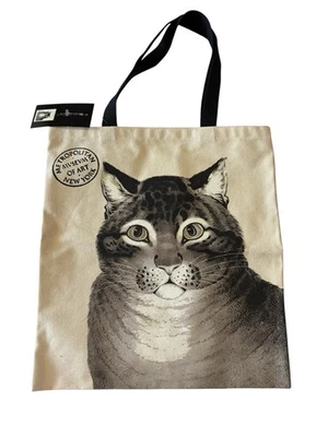 Bolso de Mano Museo Metropolitano de Arte de Nueva York El Gato Favorito Litografía Lona Nuevo con Etiquetas Foto 1 de 4