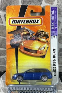 Matchbox MBX Metall (2007) blau Audi RS6 Avant #5 lesen - Bild 1 von 3