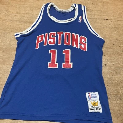 Camiseta Isiah Thomas Detroit Pistons Vintage Tejida Arena MacGregor Talla Mediana Foto 1 de 4