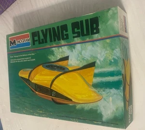Vintage Monogram Boys to the Bottom of the Sea Flying Sub Modell ungebaut neu - Bild 1 von 8