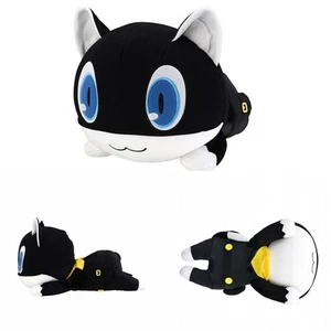 Muñeca de peluche Morgana Mona de 15,7"" Persona 5 juguete gato negro almohada de peluche suave regalo - Imagen 1 de 5