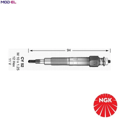 4x GLOW PLUG 3017 FOR NISSAN SENTRA/TSUBAME/III/Traveller/Hatchback PRIMERA 2.0L - Image 1 of 4