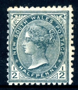 Australia 1892 New South Wales QV ½p Grey Perf 11½ SG #271 Mint H57 - Picture 1 of 6