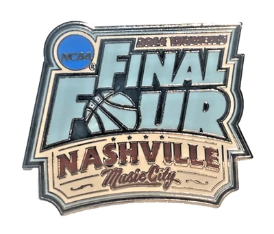 NCAA 2014 Nashville Music City Final Four UConn Notre Stanford Maryland Pin - Image 1 of 4