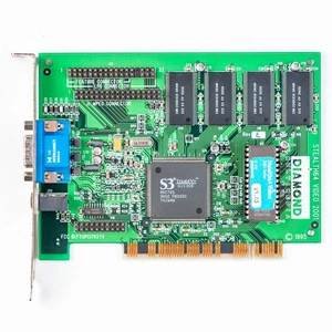 Diamond S3 Trio64 V+ Stealth 2001 TH64 PCI Graphics Card DOS Retro Gaming 1MB - Picture 1 of 3