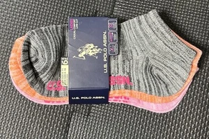 NWT Polo Ralph Lauren Women's 6-pack Colorful Low-cut Athletic Socks Sz 9-11 - Picture 1 of 4