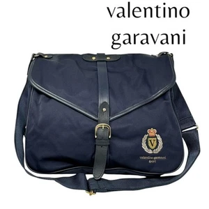 Valentino Men Garavani Navy Shoulder Bag A4 Available B1 Limited Edition VHTF Ra - Picture 1 of 13