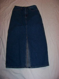 WOMENS EDDIE BAUER DENIM JEANS SKIRT SIZE 6 27 - Picture 1 of 1