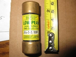 Bussmann LPJ-3-2/10SP Low Peak Dual Element Time Delay Fuse 600V Class J - Picture 1 of 1