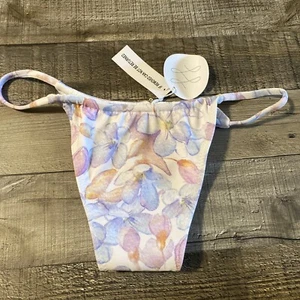 Lauren Layne (LL) Mila zarte Blumenmuster-Badeunterteil Größe Medium neu mit Etikett - Bild 1 von 8