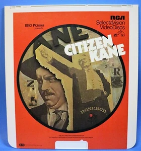 CED VIDEODISC: CITIZEN KANE Orson Wells Joseph Cotton Agnes Moorhead 1941 B&W - Picture 1 of 3
