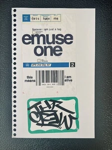 Barry McGee / THR / Emuse One Graffiti, Tags, Slaps - Peeled in SF 90s - Picture 1 of 4