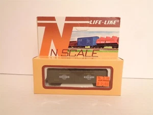 Life-Like Black Bordens Reefer Box Car N Scale Train Railroad MIP - Picture 1 of 6