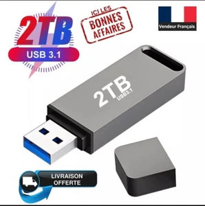 Clé USB 3.1 Ultras grande capacité de 2TO Lecteur flash mémoire haute vitesse - Photo 1/13