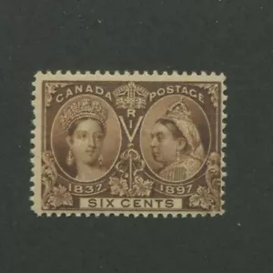 1897 Canada Postage Stamp #55 Mint F/VF Disturbed Original Gum - Picture 1 of 2