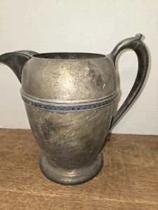C S Silver On Copper Vintage Watering Pitcher  - Picture 1 of 6