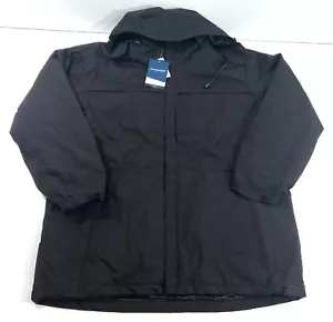 NWT MENS PROPPER 3-IN-1 HARDSHELL PARKA JACKET W/ LINER F5436 BLACK X-LARGE REG - Picture 1 of 4