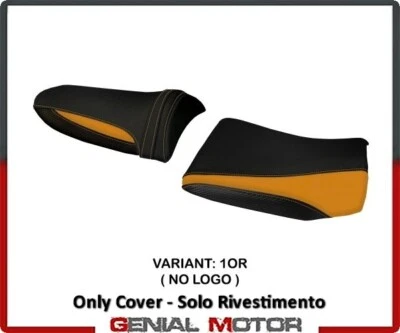 Pozzuoli saddle cover 1 orange (OR)T.I.. for Kawasaki Z 1000 2003 > 2006 - Image 1 of 2