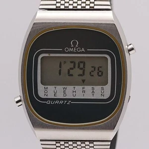 Omega QZ 196.0074/1616 Digital Dial Men's 7284ABC 3459110SMD Watch Used - Picture 1 of 3