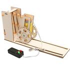 DIY Stem Teaching Projects Retractable Gate Door Model kits for kids 3D Wooden
