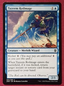 Magic The Gathering ZENDIKAR RISE TAZEEM ROILMAGE tarjeta azul Magic The Gathering Magic The Gathering - Imagen 1 de 2