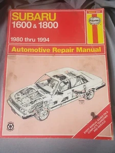 Subaru 1600 & 1800 Haynes Repair Service Shop Manual Sedan Brat Loyale 1980-1994 - Picture 1 of 7