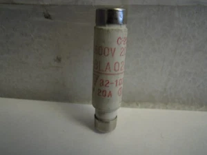 FUJI BLA-020D CERAMIC BOTTLE FUSE 20A 600V - Bild 1 von 2