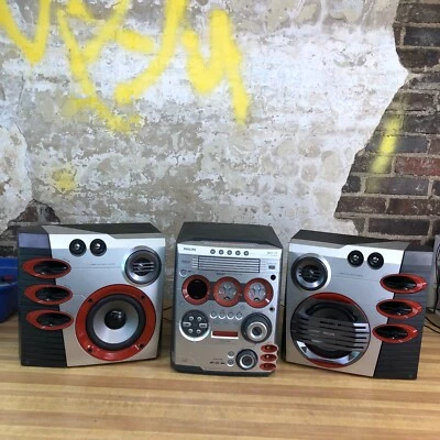 Philips FWM587 Mini Hi-Fi System 5-CD Changer GAMEPORT for Retro Gaming (WORKS!) - Image 1 of 4