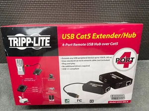 TRIPP-LITE USB Cat5 Extender/Hub 4-Port Remote USB Hub / Model:U224-4R4-R/ NEW - Photo 1/5