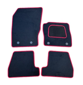 Fits Ford Focus 2015 to 2018 Tailored Car Mats 4 Piece Set - RED Trim - Picture 1 of 1