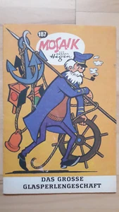Mosaico n.o 187 de 1972 - Digedags TOP Z1 cómic original de Hannes Hegen - Imagen 1 de 3