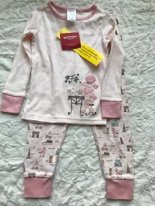 NWT Gymboree Girls Gymnies Pajamas, Size 3, Paris Themed - Picture 1 of 3