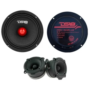 DS18 Auto Kit Mit 2 PRO-GM6.4B 16,5 Cm Midrange + 2 PRO-TW120B Tweeter Car Spl - Bild 1 von 14