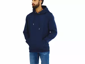 Men Hoodie Casual Hooded Solid Pocket Slim Fit Sweatshirts Pullover Sweater Top. - Picture 1 of 6