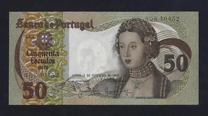 PORTUGAL 50 Escudos 1980 P-174 UNC LOW SERIAL NUMBER - Picture 1 of 2