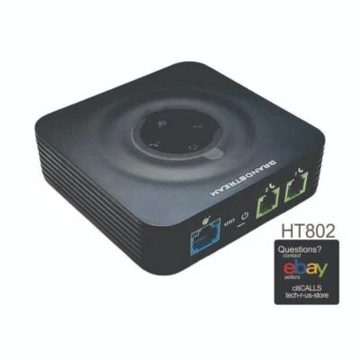 Grandstream GS-HT802 2-Port FXS Analog Telefon Adapter 2 SIP Profile - Bild 1 von 4