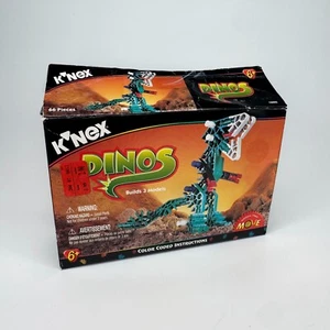 Juego de construcción vintage 1998 K’nex Dinos T-Rex Brontosaurus *sin instrucciones* raro - Imagen 1 de 4