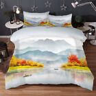 Red Mooring Boat 3D Printing Duvet Quilt Doona Covers Pillow Case Bedding Sets