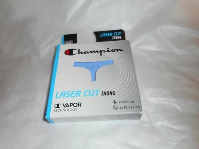 Champion Laser Cut Blue Thong & Hipster Panty Size Medium sold separate - Image 1 of 4