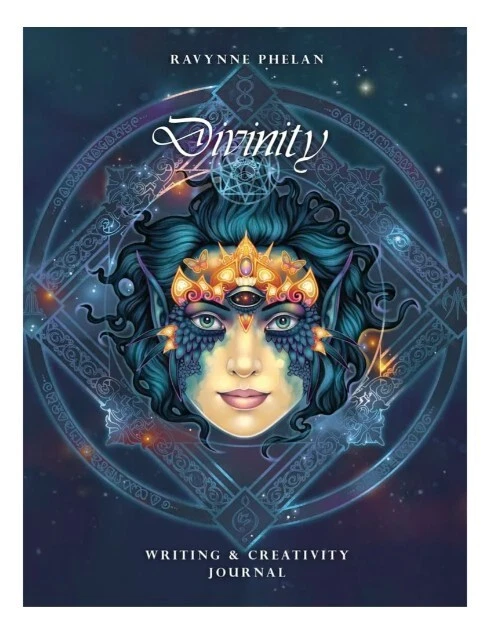 Illustrated Divinity Diary - Metaphysical Journaling Gift, Artist Ravynne Phelan - Image 1 of 1