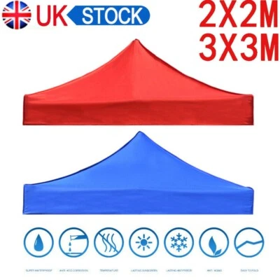 Waterproof Oxford Cloth Gazebo Top Cover Garden Replacement Tent Canopy Top - Image 1 of 4