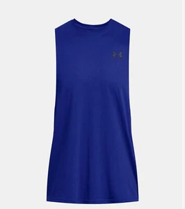 Under Armour Men's UA Sportstyle Left Chest Cut-Off Tank Top 3XL - Picture 1 of 2