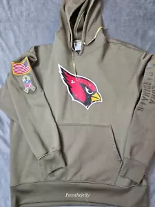 Felpa Nike con cappuccio uomo piccola Arizona Cardinals saluto al servizio calcio militare - Foto 1 di 14