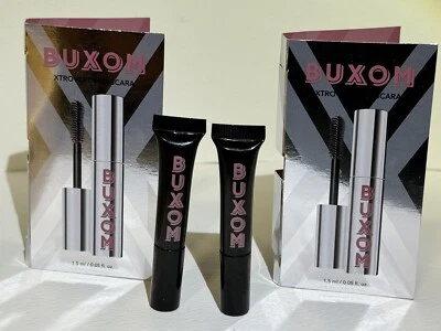 2 SET BUXOM XTROVERT Rímel XTRA NEGRO Mini Viaje talla 0,05 fl. oz. 1,5 ml Foto 1 de 3