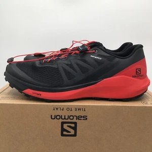 Salomon Sense Ride 4 - Black/ Goji Berry - Herren Sneaker Gr. US 9,5 Medium - Bild 1 von 17