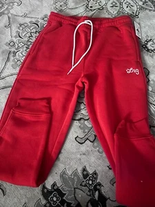 Men's LRG Star Logo Comfort Graphic Jogger RED Large - Picture 1 of 6