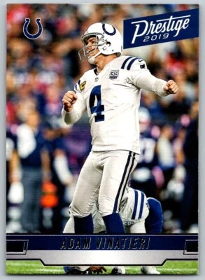 2019 PANINI PRESTIGE ADAM VINATIERI INDIANAPOLIS COLTS #94 - Image 1 of 2