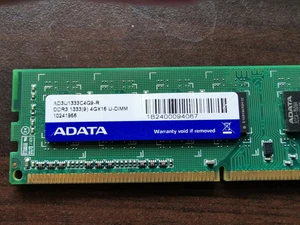 Adata 4 GB, DDR3 SDRAM, 1333 MHz, DIMM 240-pin RAM Module