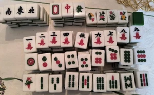 Mose Cafolo Professional Chinese Mahjong Game Set 144 X-Large Tiles w/ Bag - Picture 1 of 4